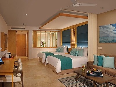 Preferred Club Junior Suite Ocean Front Private Pool Two Queens