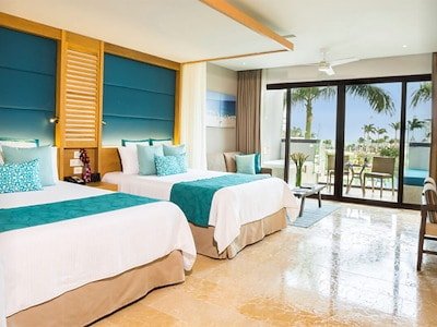 Junior Suite Garden View Two Double Beds